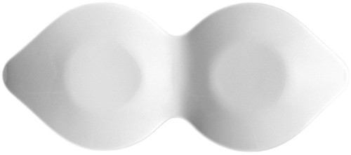 Free Spirit Weiss 2-er Schale 16x35cm