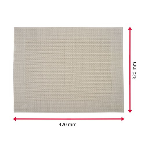 Westmark Tischset »Home«, 42 x 32 cm, creme