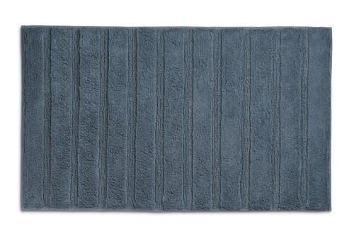 Badematte Megan 100%Baumwolle rauchblau 100,0x60,0x1,6 cm von Kela
