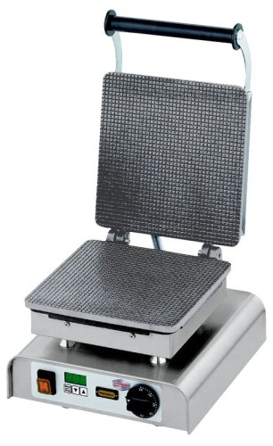 NEUMÄRKER Waffeleisen Stroop I mit Digitaltimer, Backplatten Grauguss 310x340x250 mm