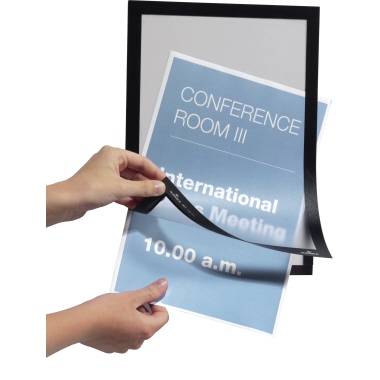 DURABLE Magnetrahmen DURAFRAME® DIN A4 schwarz 2 St./Pack.