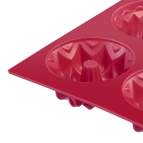 Westmark 6er Silikon-Küchlein-Backform »Trio«, rot