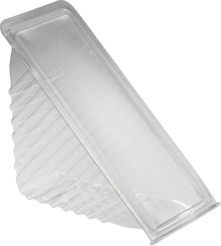Duni Sandwichbox, doppelt 160 x 85 x 65 mm Transparent ungeteilt, 500 Stk/Krt (1 x 500 Stk)