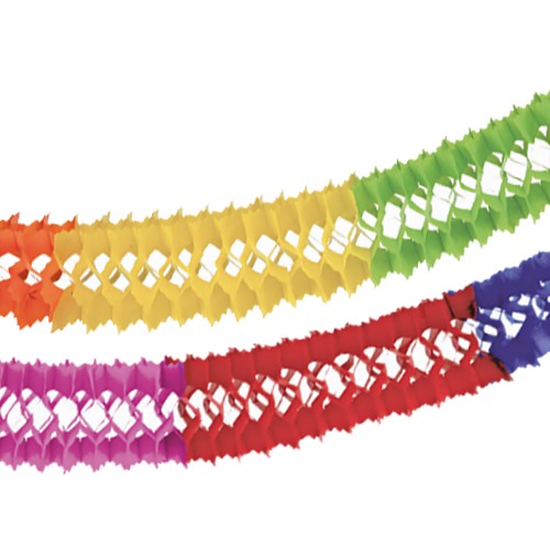 Girlande, Papier Ø 16 cm · 4 m "Intensive" schwer entflammbar von PAPSTAR