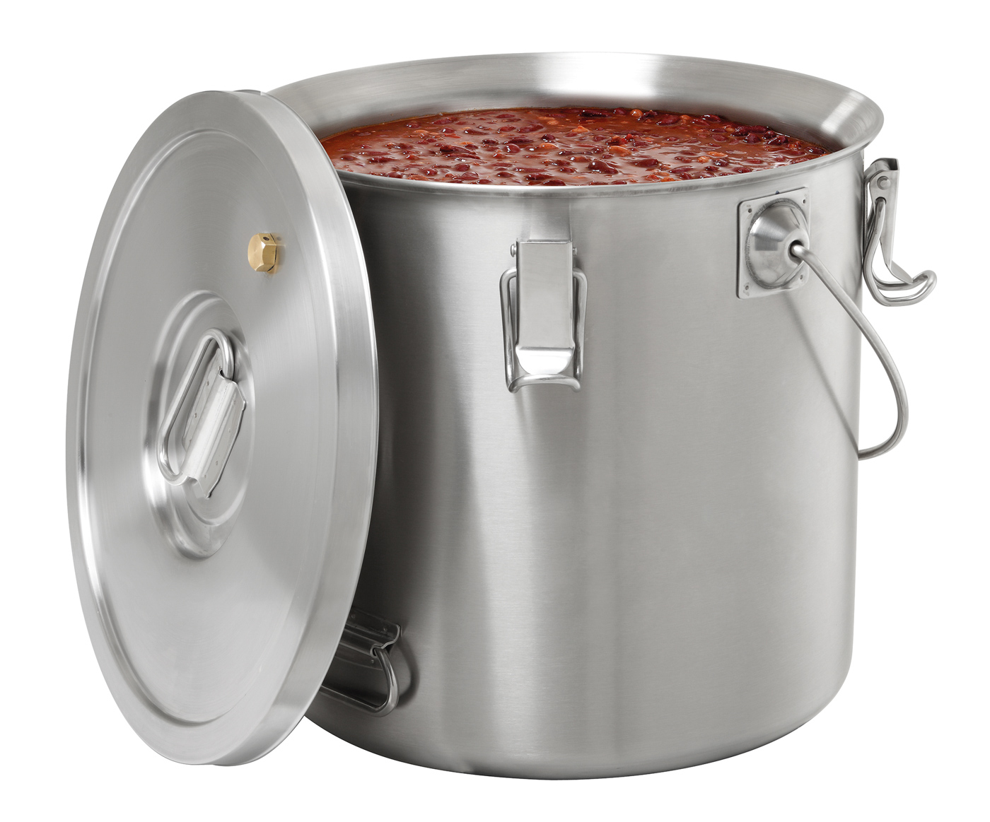 Bartscher Thermo Transportbehälter 20L, CNS |Ablasshahn: Nein | Maße: 34,3 x 34,3 x 34,5 cm.Gewicht: 6,6 kg