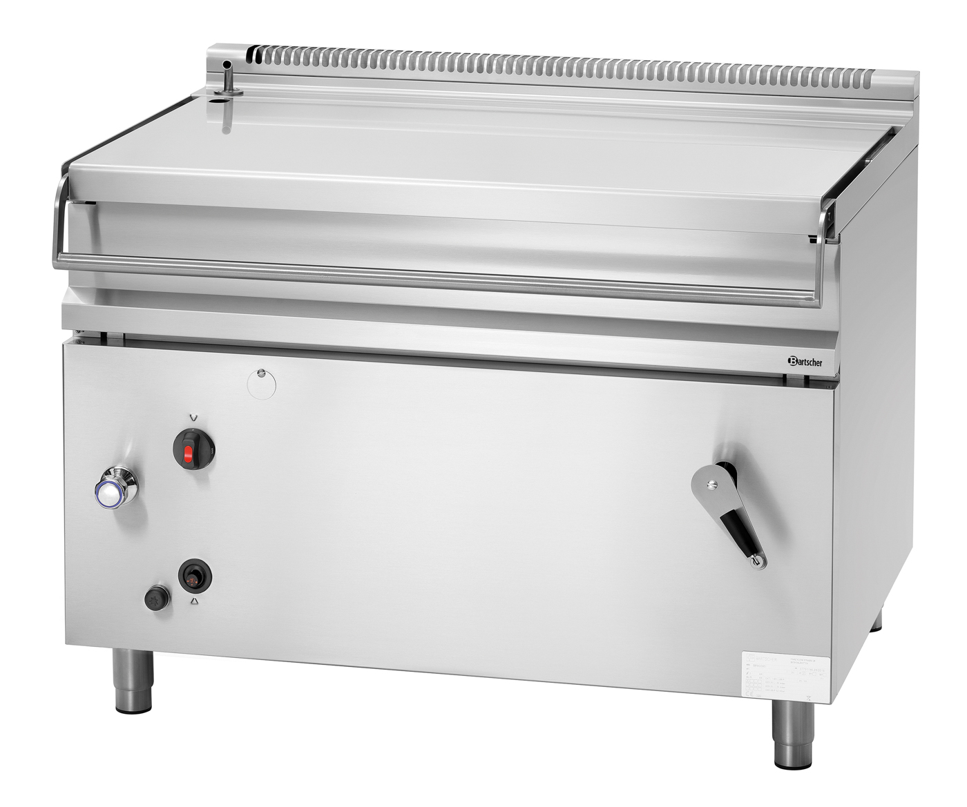 Bartscher Kippbratpfanne G120LHK |Höhenverstellbar bis: 910 mm | Maße: 120 x 90 x90,0 cm. Gewicht: 220 kg