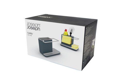 Joseph Joseph Caddy - Ordnungshelfer für das Spülbecken, klein - dunkelgrau