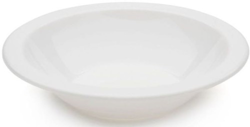 Roltex Teller in tiefer Ausführung, 280 ml Füllvermögen, weiß