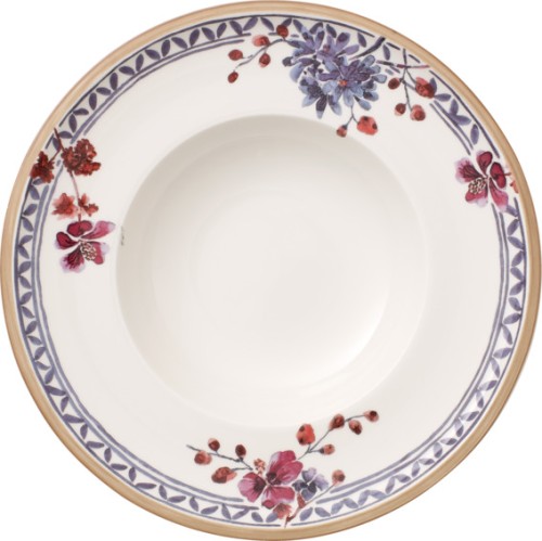 Villeroy & Boch Teller tief, 25 cm Durchmesser, Serie Artesano Provençal Lavendel, Inhalt: 0,3 Liter