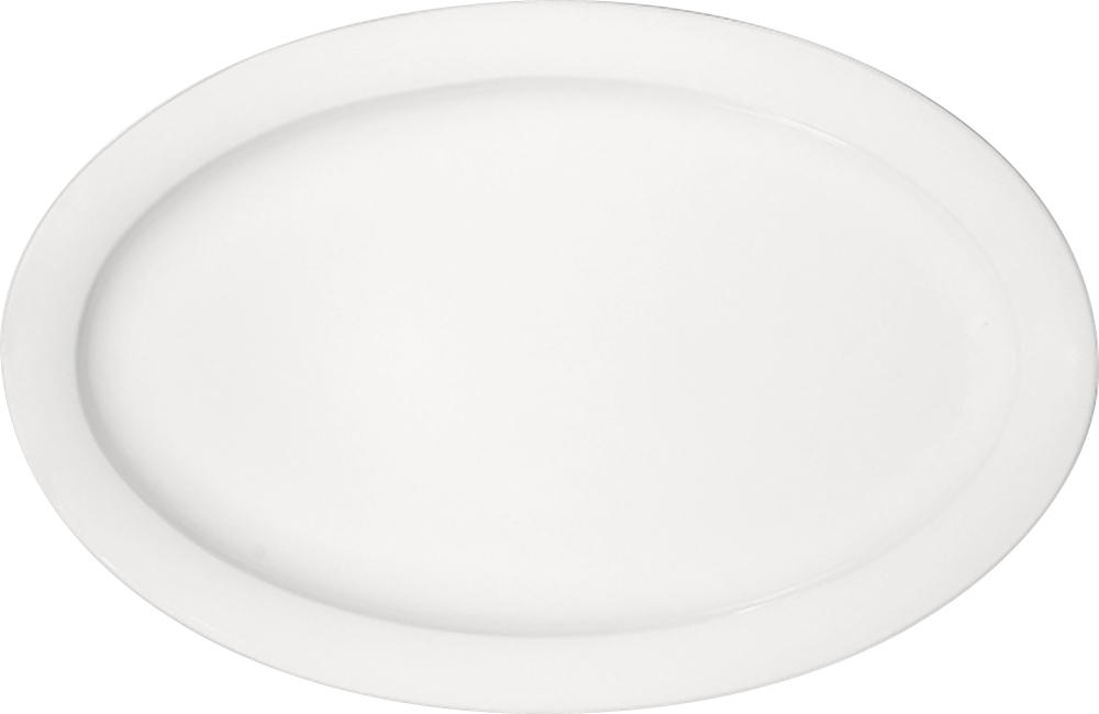 BAUSCHER dimension Platte oval Fahne 36 cm