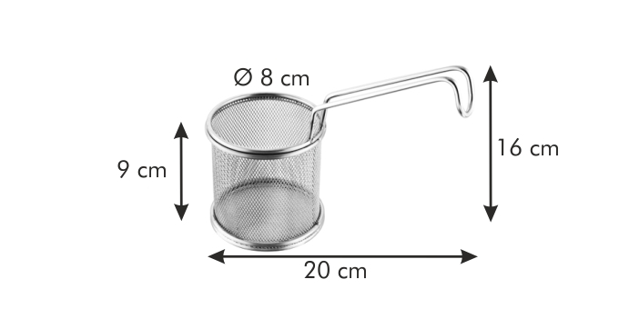 Servierkorb GrandCHEF 8 cm