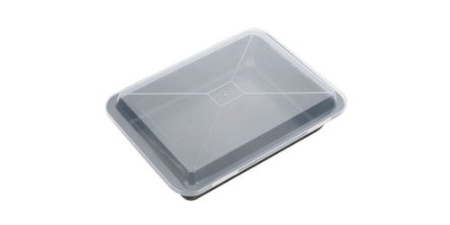 Backblech mit Kunststoffhaube, tief DELÍCIA 36 x 25 cm