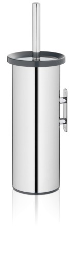 KELA WC-Garnitur Alor Edelstahl 18/10 dunkelgrau 38,0cm 11,5cmØ