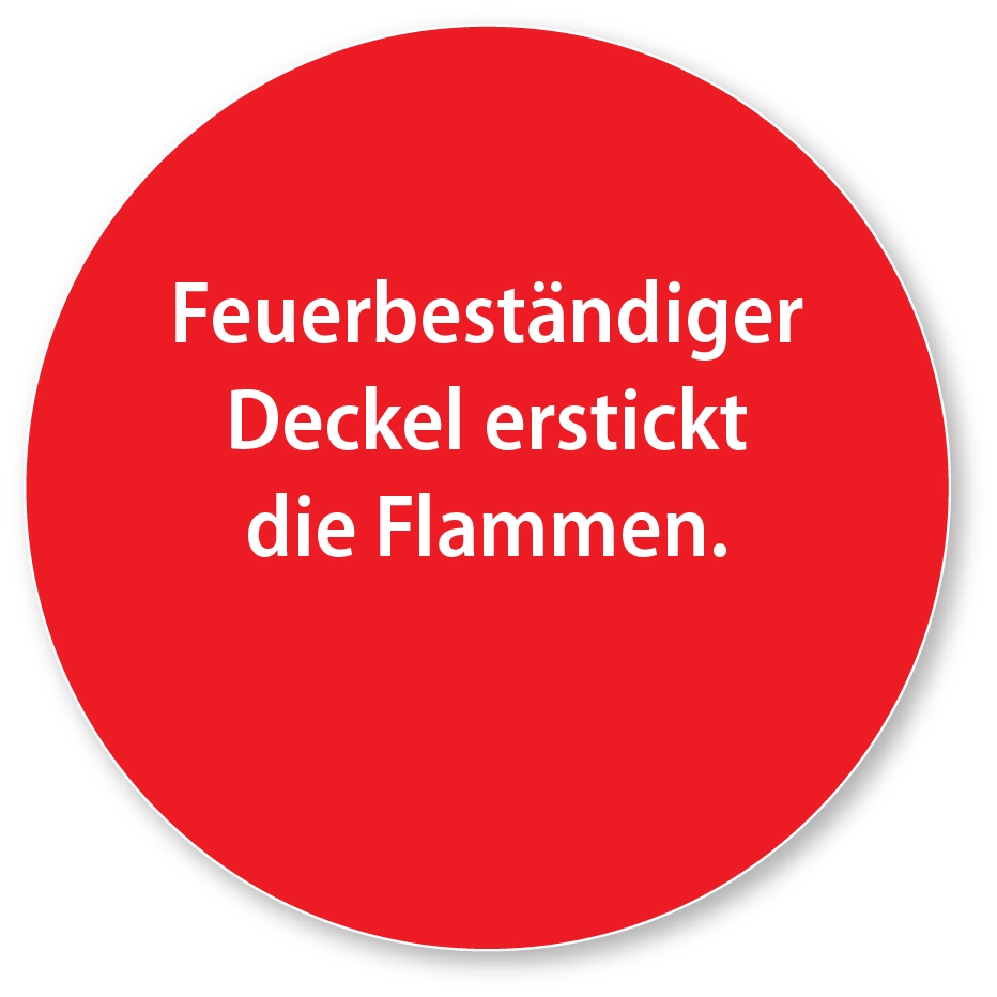 Brabantia Sicherheits-Papierkorb LE TUBE