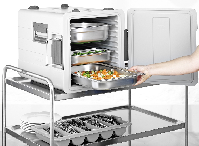 Blancotherm BLT 420 KBUH, Frontlader, Speisentransportbehälter, beheizbar, Maße: 700 x 445 x 475 mm