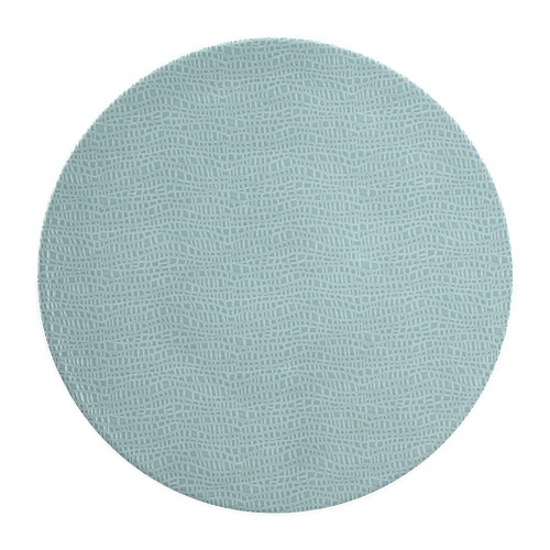 Seltmann Coupteller flach 28 cm M5380, rund, Form: Coup Fine Dining, Dekor: 57271 türkis, hohe Kantenschlagfestigkeit, Made in Germany