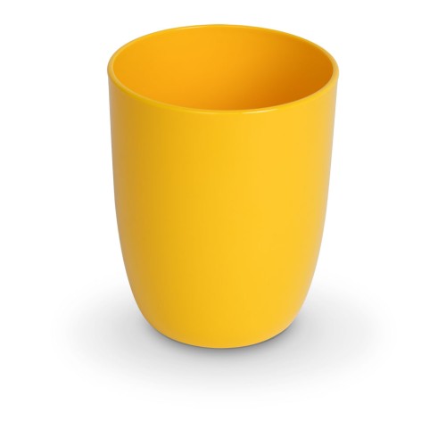 Trinkbecher 0,3l, gelb, Höhe: 9,5 cm Ø: 7,8 cm