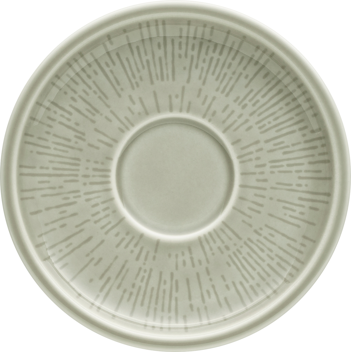 Shiro Untertasse rund Struktur STEAM 13 cm Höhe: 1,8 cm von SCHÖNWALD