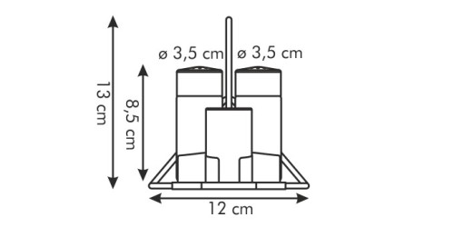 Set Salz-Pfeffer-Zahnstocher-Servietten CLUB