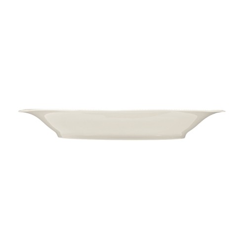 Seltmann Servierplatte oval 23,5x16,5 cm, oval mit Relief, Form: Rubin, weiss cream, hohe Kantenschlagfestigkeit, Made in Germany