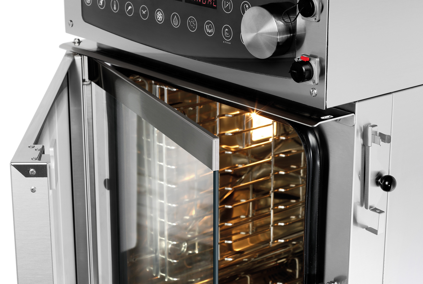 Bartscher Kombidämpfer Kompakt D 6110 | Temperaturbereich bis: 280 °C | Maße: 52 x 85 x 770 cm. Gewicht: 72 kg