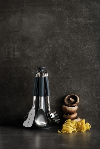 Joseph Joseph Elevate Steel Carousel - 6-teiliges Küchenhelfer-Set inkl. Karussell