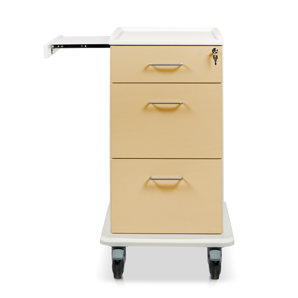 ETHERNASOLID® MULTICART Dokumentenwagen T16 mit Laptopauszug, 2 Doku-Auszügen und Schublade, beige