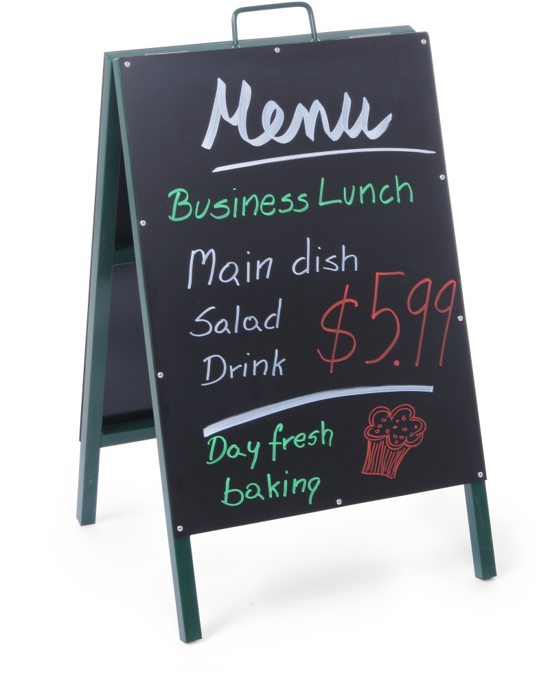 HENDI Kundenstopper Kreidetafel - Maße: 500x850 mm