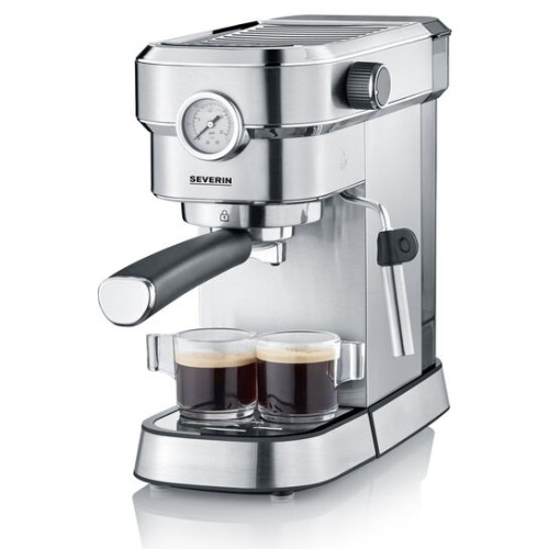Severin Espressomaschine "Espresa Plus", ca. 1350 W, inklusive dem perfekten „Starterset“, bestehend aus massivem Tamper zur