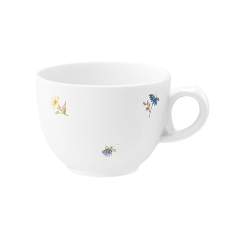Seltmann Obere zur Kaffeetasse 0,22 l Tulpe, rund, Form: Community, Dekor: 57391 Streublume, hohe Kantenschlagfestigkeit, Made in Germany