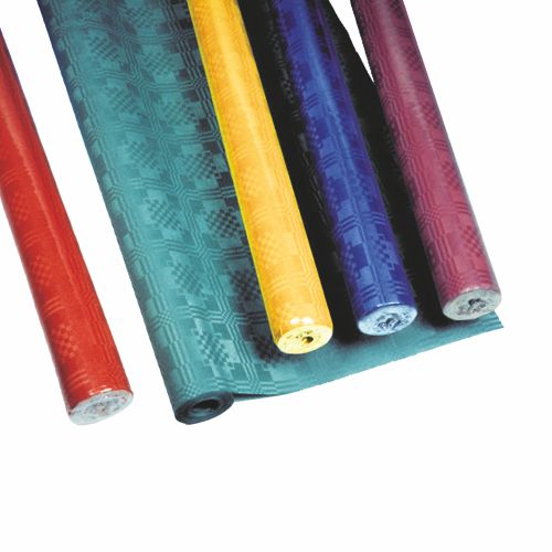 PAPSTAR Papiertischtuch mit Damastprägung 8 m x 1 m farbig sortiert