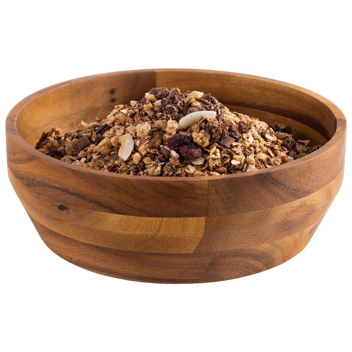 Schale -ACACIA-, Ø 25 cm, H: 8,5 cm, Akazienholz, geölt, 2,5 Liter