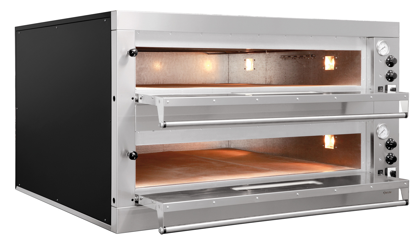 Bartscher Pizzaofen ET 205, 2BK 1050x1050 |Spannung: 400 V | Maße: 131 x 127 x 76,0 cm.Gewicht: 247 kg