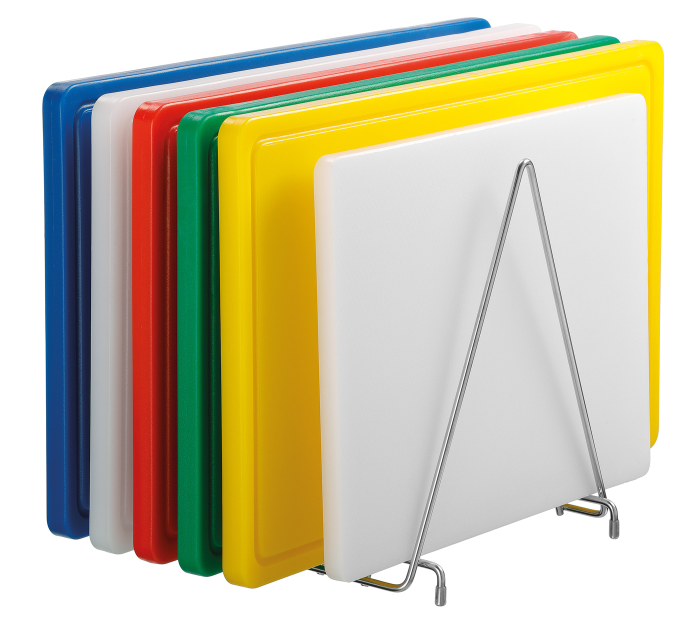 Bartscher Schneidbrettständer 60 |Aufnahmefähigkeit: 6 Schneidbretter | Maße: 26,5x 28 x 30,5 cm. Gewicht: 1,2 kg