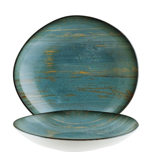 Madera Mint Vago Teller tief 26 cm, aus Porzellan