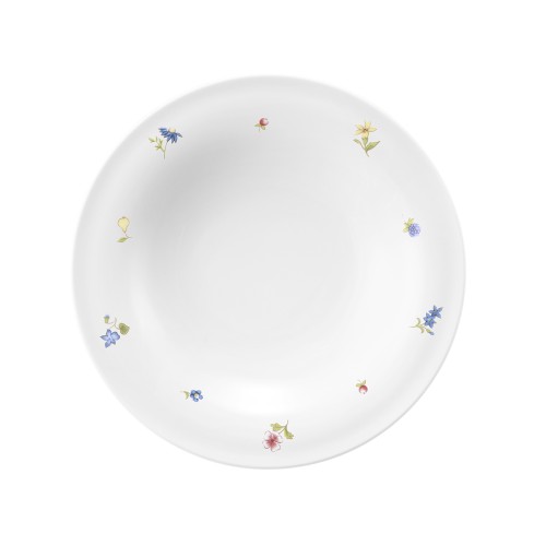 Seltmann Salatteller 19 cm, rund, Form: Community, Dekor: 57391 Streublume, hohe Kantenschlagfestigkeit, Made in Germany