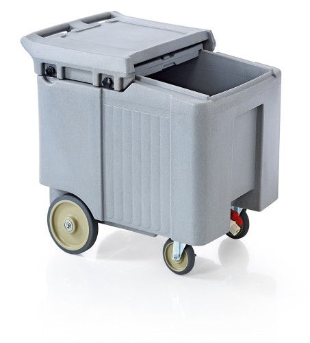 Ice-Caddy. Kunststoff mit PU-Isolierung. mit Auslaufhahn, 4 Rollen, davon 2 schwenkbar
