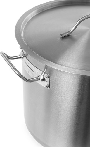 HENDI Suppentopf - mit Deckel - Ø320x(H)280 mm - 22 Liter 0,8 mm Wandstärke