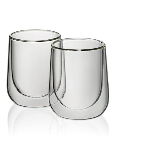 Cappuccinoglas Fontana Glas transparent 2er Set 9,5 cm 7,5 cm Ø 180,0 ml von Kela