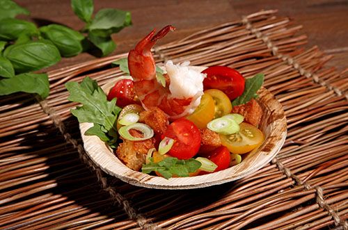 6 Schalen, Palmblatt "pure" rund 200 ml Ø 13 cm · 3 cm von PAPSTAR