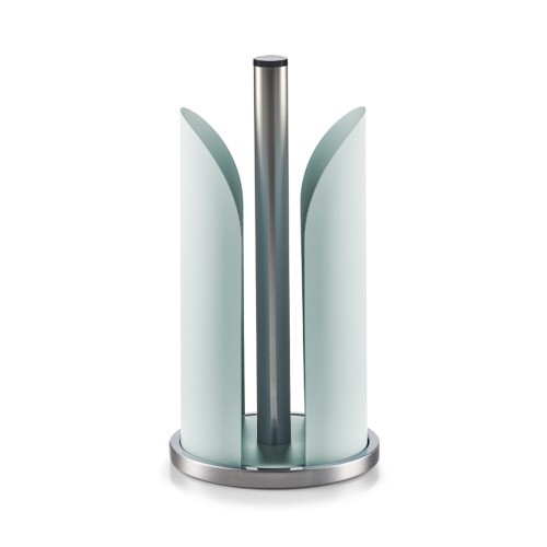 Küchenrollenhalter, Edelstahl gebürstet; Metall pulverbeschichtet, Ø15x30,5 cm. Farbe: mint.. Dieser moderne Küchenrollenhalter wurde aus