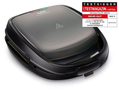 Tefal Snack Time 2 in 1 Kombi-Gerät, Waffeleisen und Sandwichtoaster, Plattensets spülmaschinengeeignet, 700 W