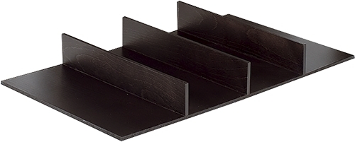 Schönwald Scenario GN Besteckeinsatz 1/1 schwarzbraun (Holz), Nenngröße: 50x30, Ø 503x298mm