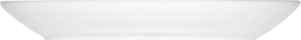 Bauscher Platte oval COME4TABLE, mit steile Fahne, 320 x 233 mm, Höhe: 43, uni weiss