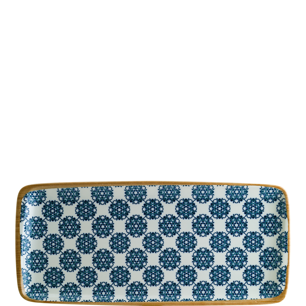 Bonna Lotus Moove Platte 34x16cm, Envisio Digitaldruck, Porzellan