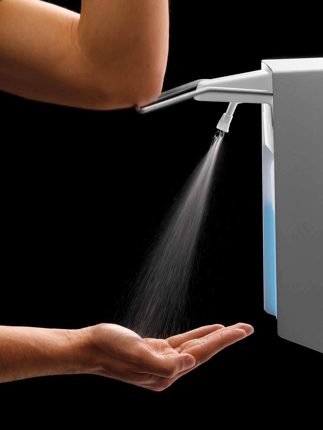 Bartscher Hygienesäulen-Set DH1 1460 | Auffangbehälter: Abnehmbar ,Spülmaschinengeeignet | Maße: 40 x 40 x 1462 cm. Gewicht: 12,1 kg