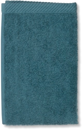 KELA Gästetuch Ladessa 100%Baumwolle petrol 30,0x50,0cm