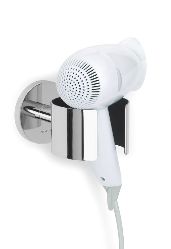 Blomus Fönhalter < PRIMO > poliert mit Montagematerial