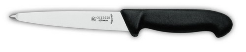 Gekrösemesser, Stahlknopf 16 cm, schwarz Giesser - Made in Germany