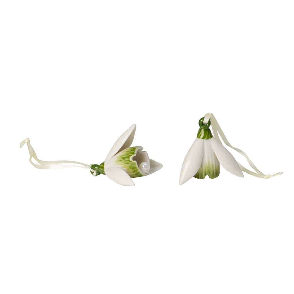 Villeroy und Boch Schneeglöckchen, Set 2tlg. - Maße: 33 x 10 x 6 cm / Ser.: Mini Flower Bells